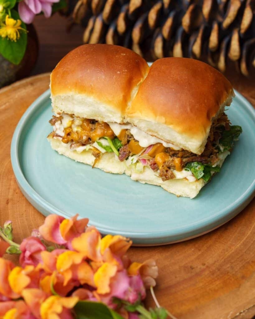 Cuban-Inspired Pulled Pork Mini Sandwich