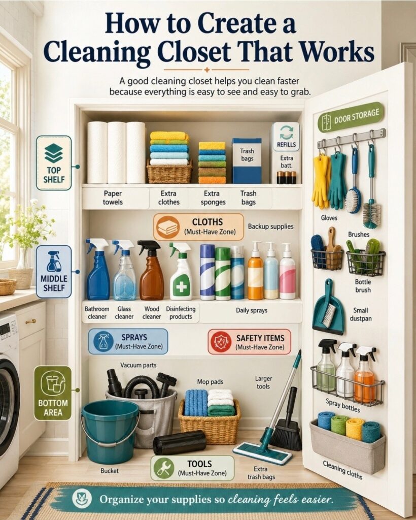 Dedicated Cleaning Supply Station