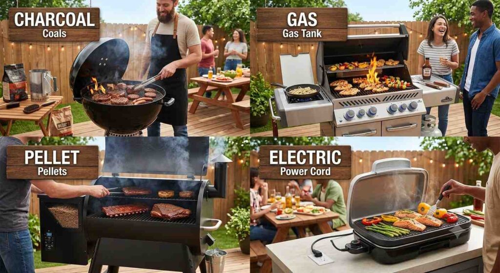 Different Types Of Bbq Grills
