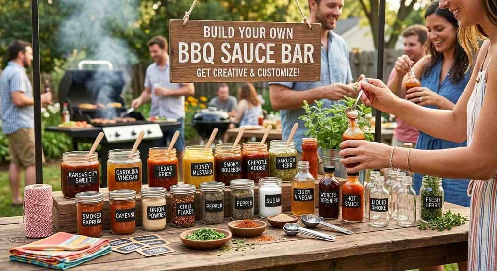 Diy Bbq Sauce Bar 