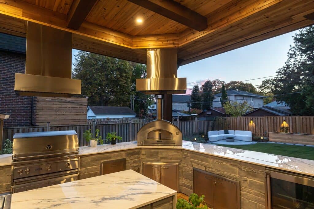 Diy Outdoor Kitchen Island With Built-In Grill