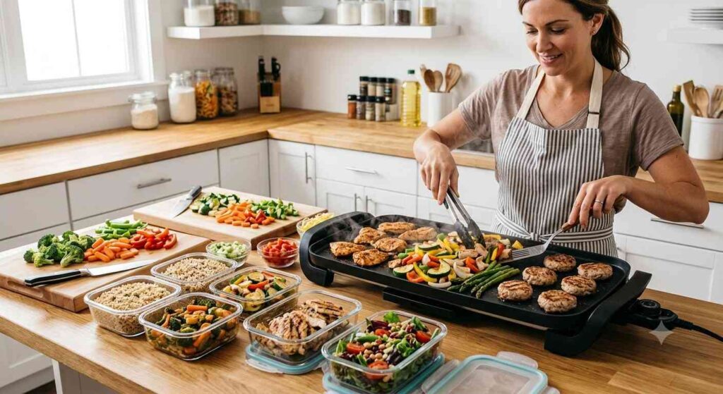 Electric Griddles Are Great For Meal Prep