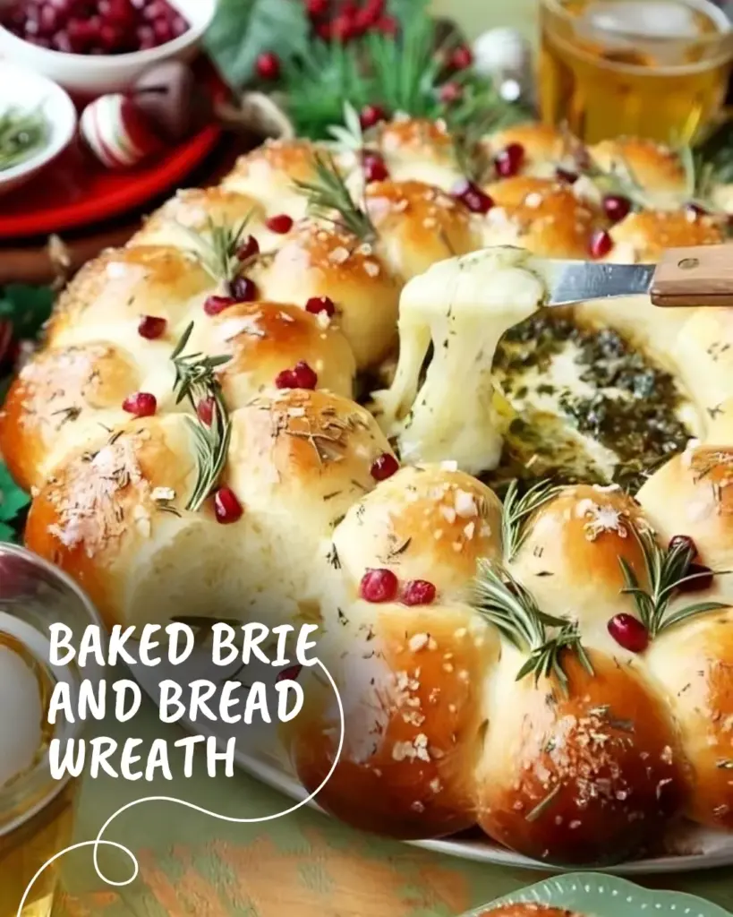 12 Next-Level Brie Cheese Recipes That Are Almost Too Pretty To Eat 12 Festive Baked Brie Wreath
