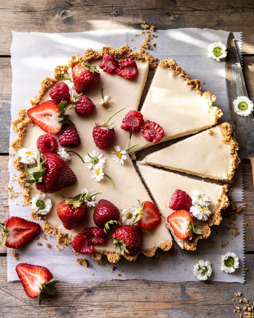 Fresh Berry And Lemon Cream Cheese Tart