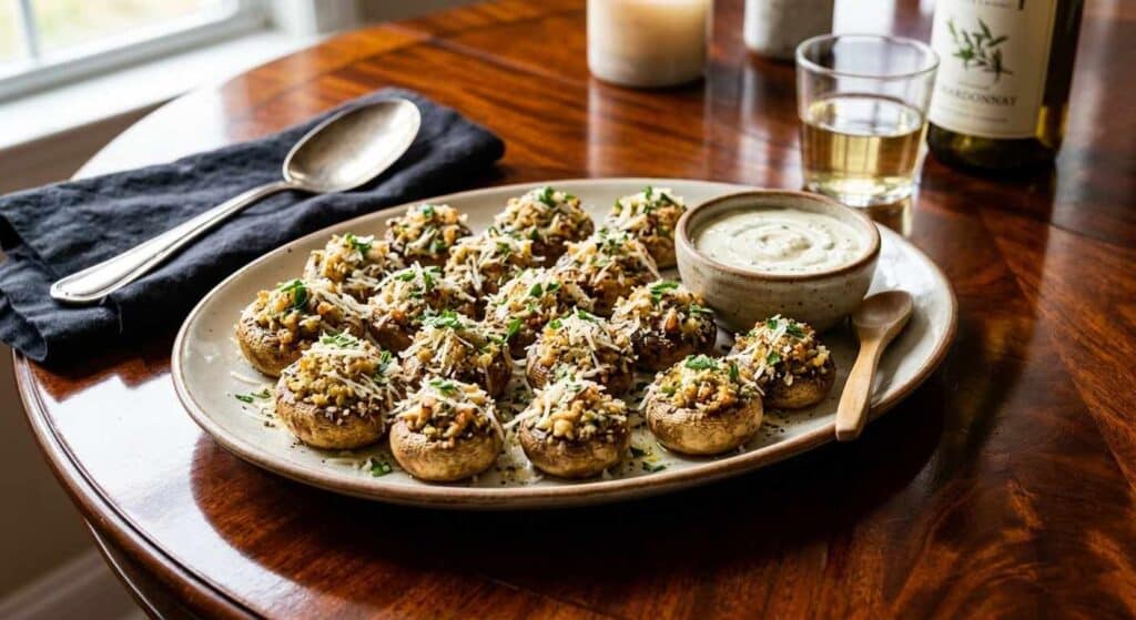 Sweet, Savory, And Super Fast: 8 Bite-Sized Appetizers Easy Finger Food To Try Tonight 8 Garlic Parmesan Mushroom Bites