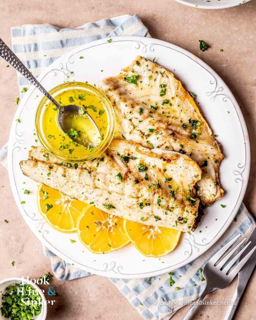 Grilled Barramundi With Native Herb Butter