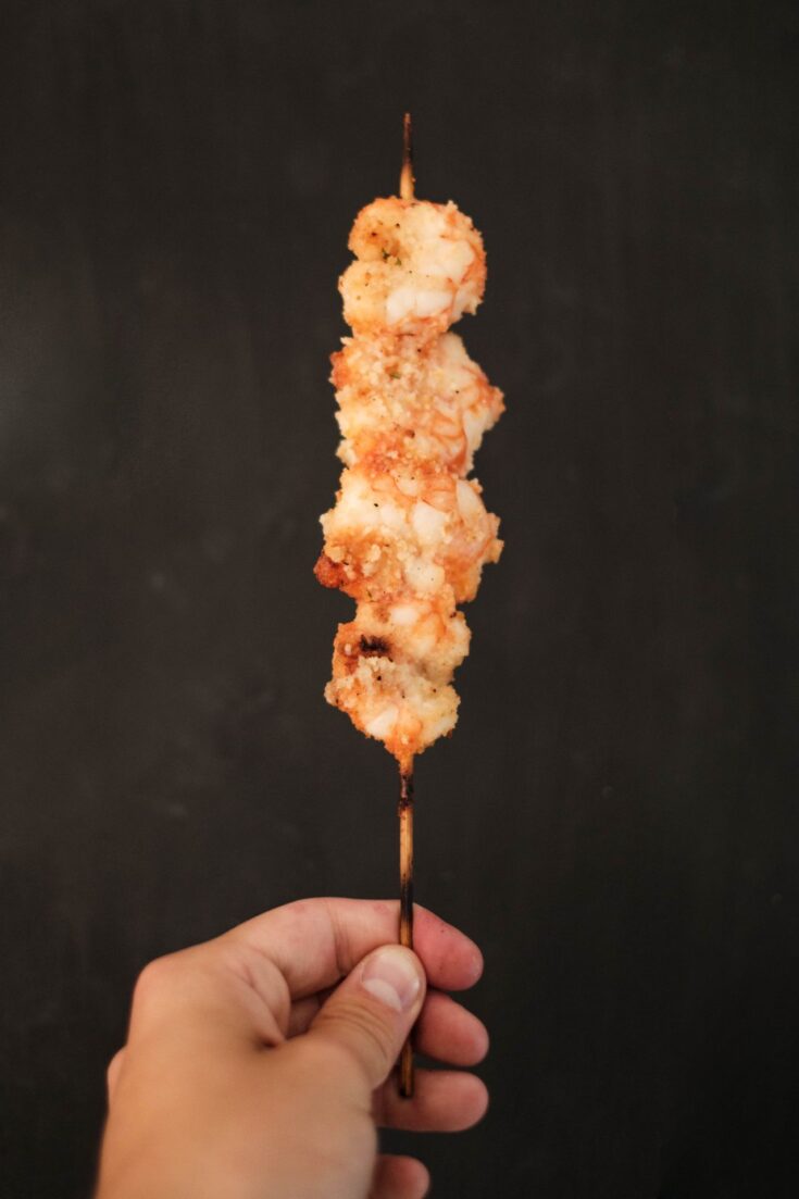Grilled Garlic Butter Shrimp Skewers Recipe