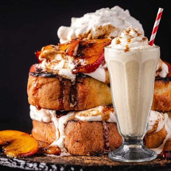Grilled Pound Cake With Cinnamon Peaches Recipe