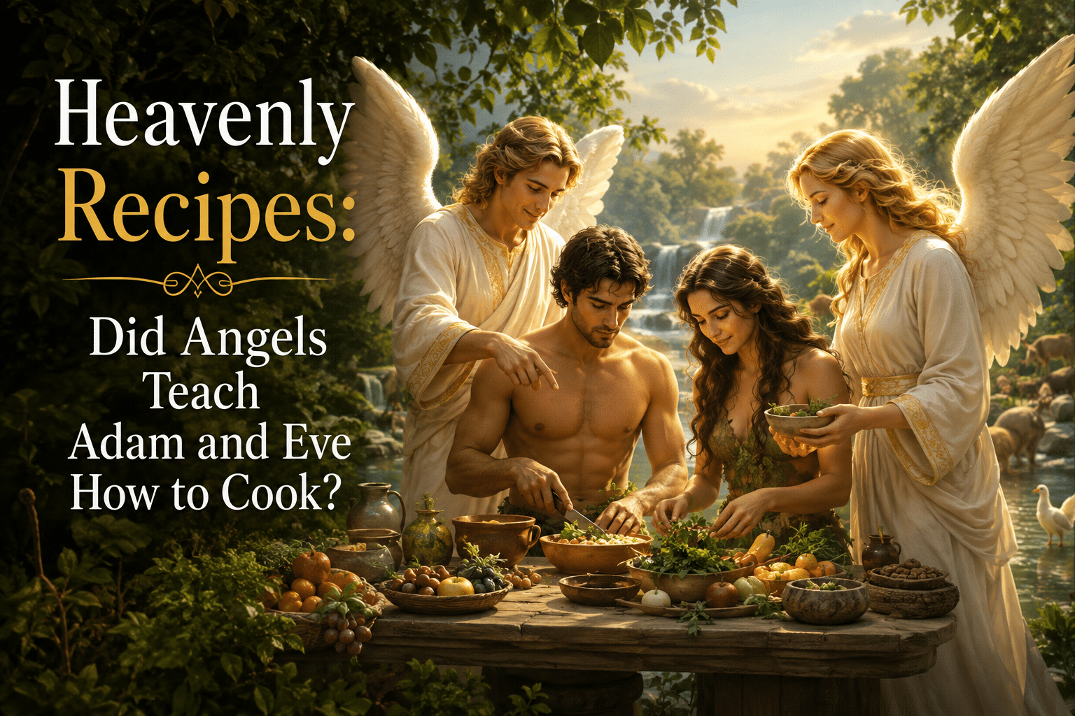 how did humans learn to cook heavenly recipes