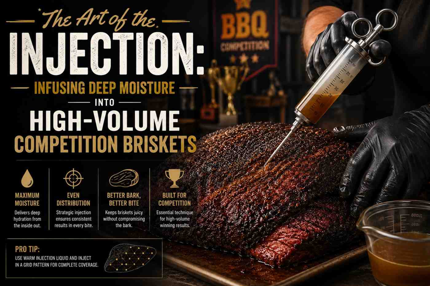 Injecting Moisture Into Competition Briskets