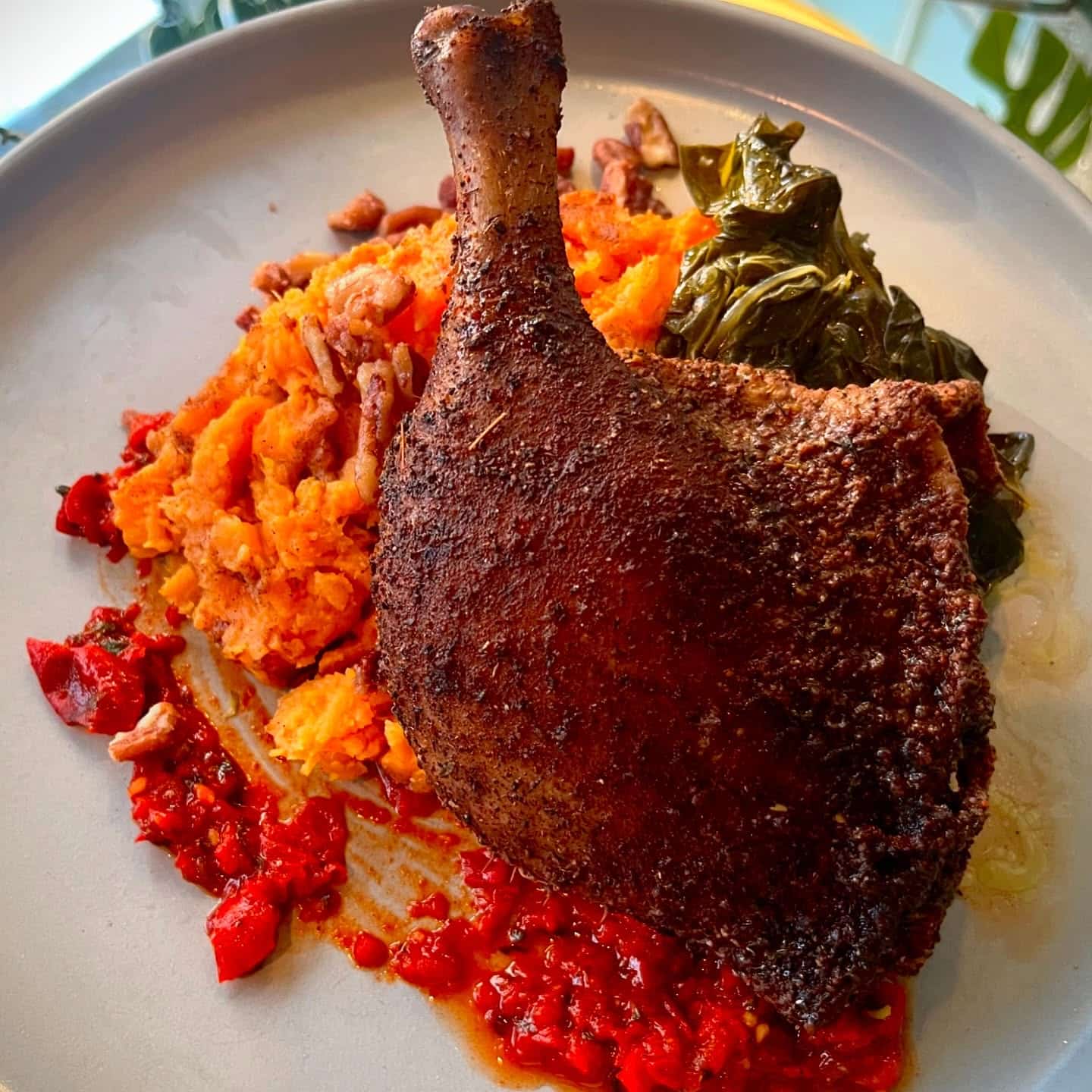 jerk-smoked duck recipe