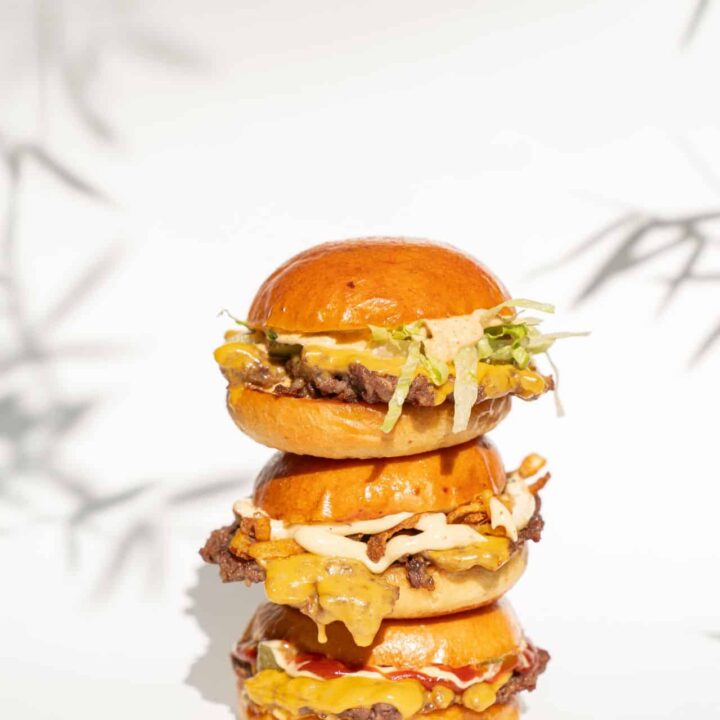 Kung Pao Chicken Burgers Recipe