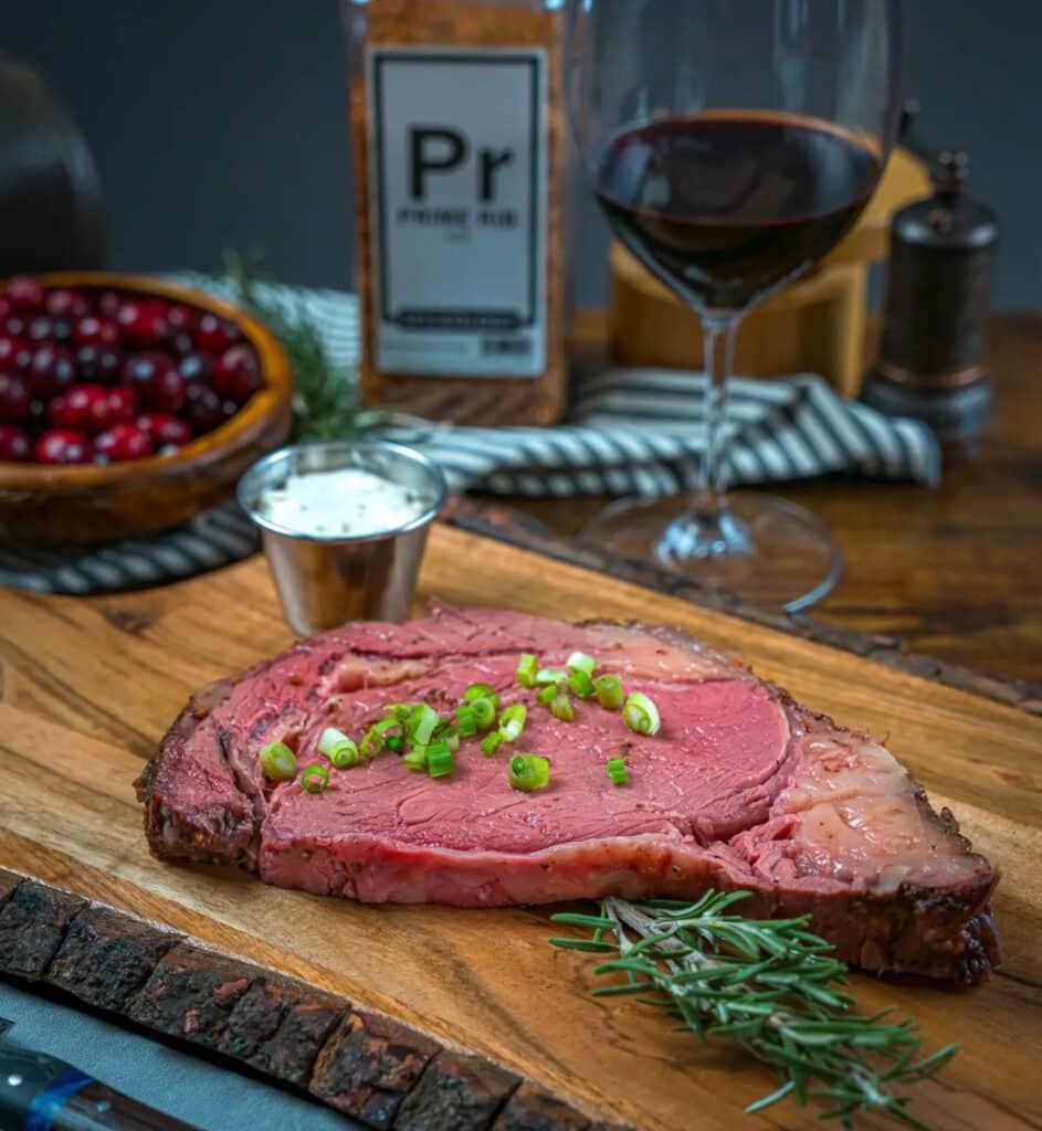 Marinating Raw Beef Cut For Prime Rib Steak