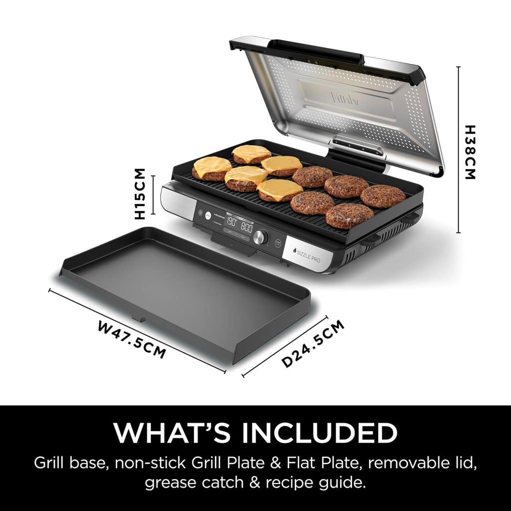 Ninja Sizzle Grill Dimensions