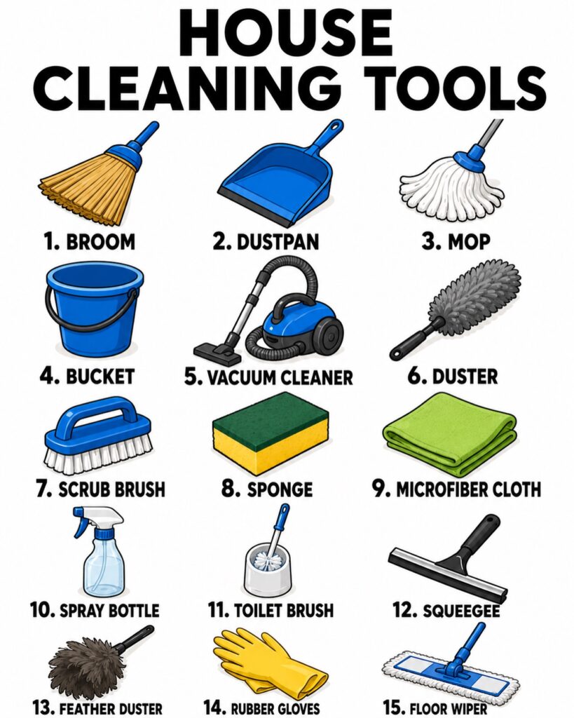 Outdoor Kitchen Cleaning Tools