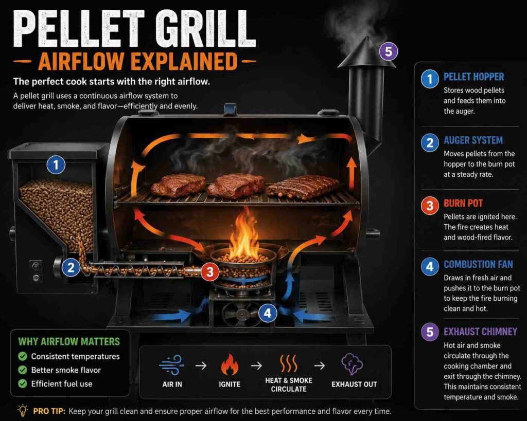 Pellet Grill Optimization: How To Get A Stronger Smoke Profile Out Of A Wood Pellet System 3 Pellet Grill Airflow Explained