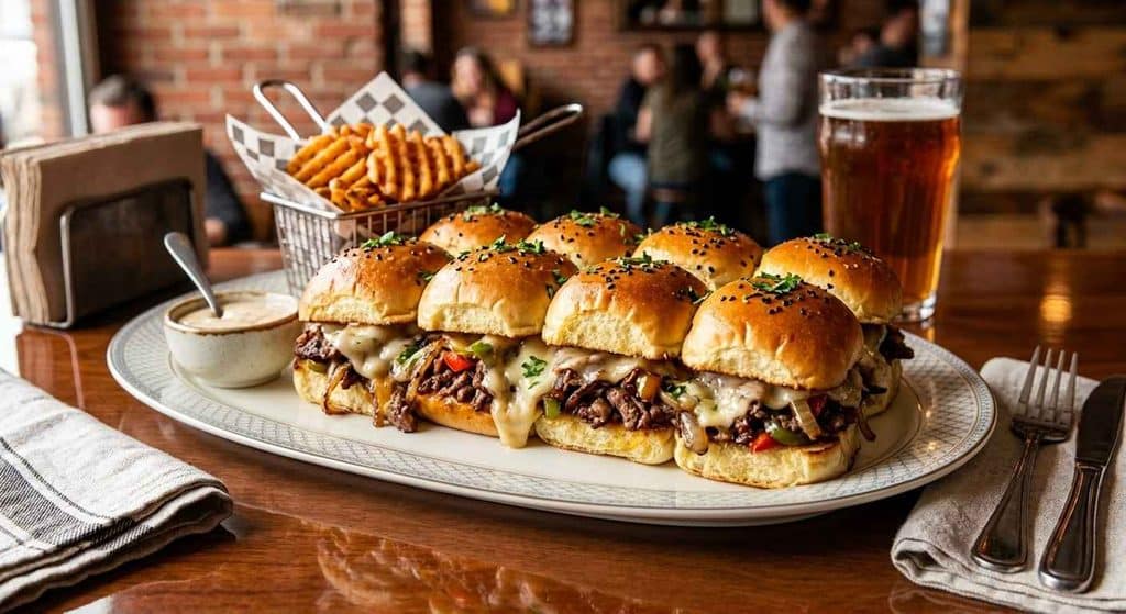 Philly Cheesesteak Sliders