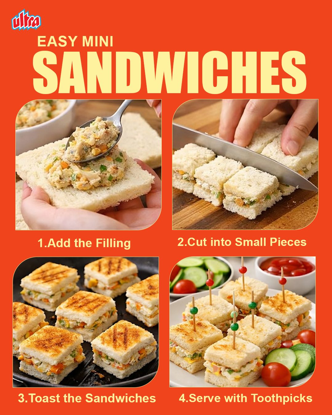 pulled pork and chicken mini sandwich creations