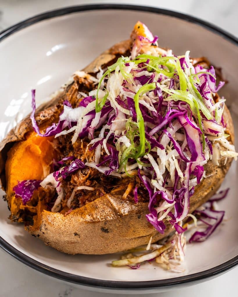 Pulled Pork And Sweet Potato Bites
