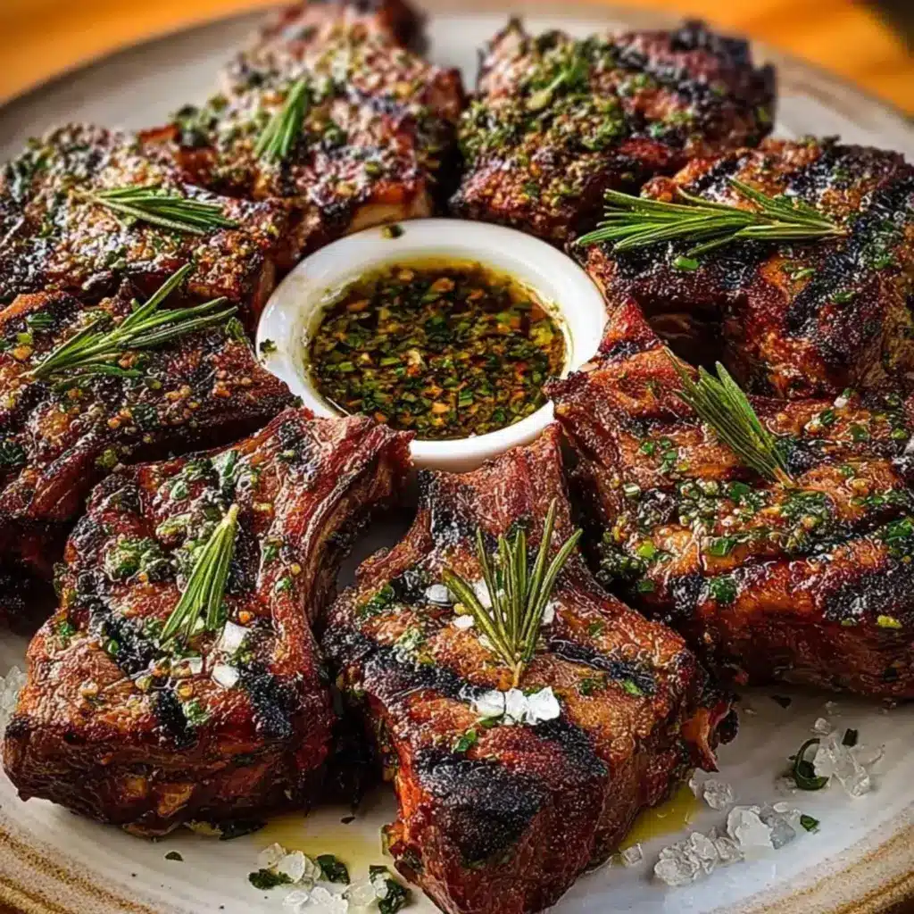 Rosemary And Garlic Lamb Chops Aka Barbie Chops