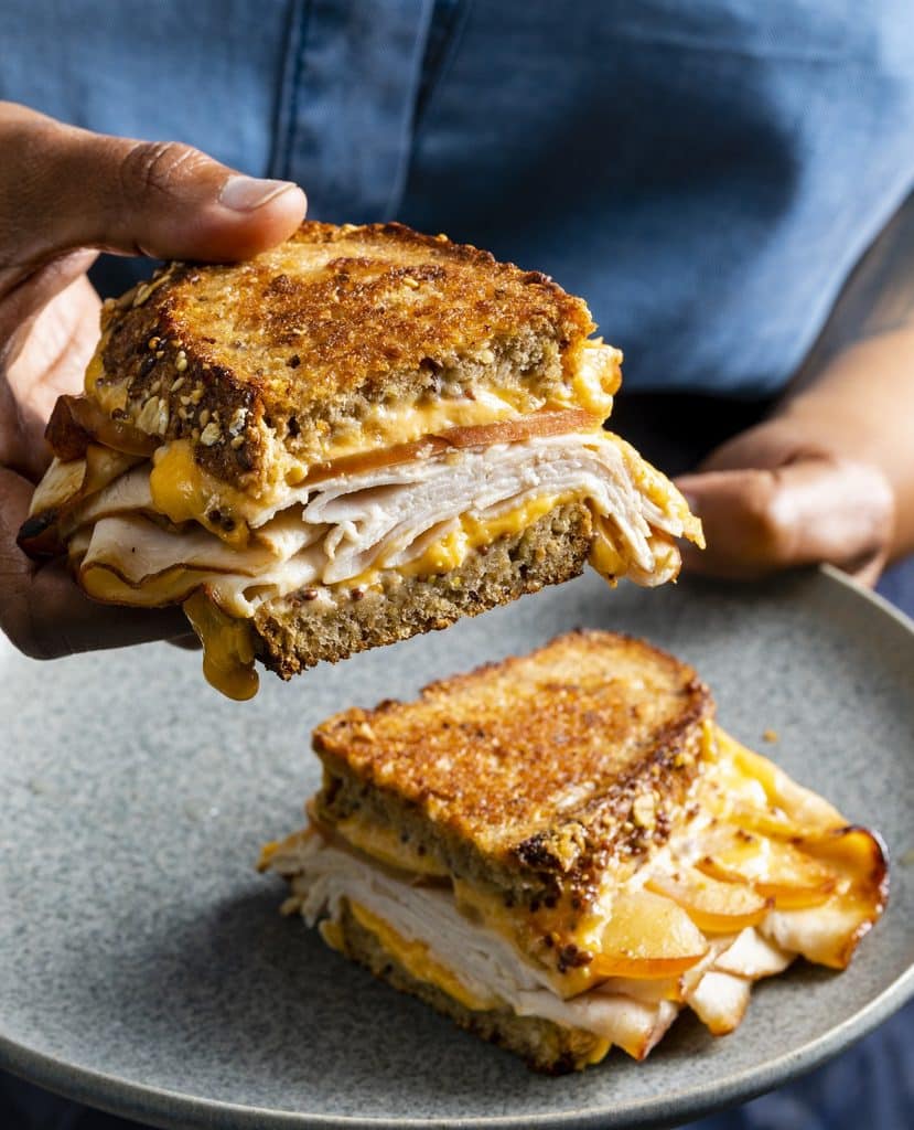 Smoky Turkey And Apple Cheddar Sliders