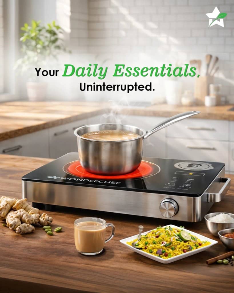 Stainless Steel Portable Induction Cooktop