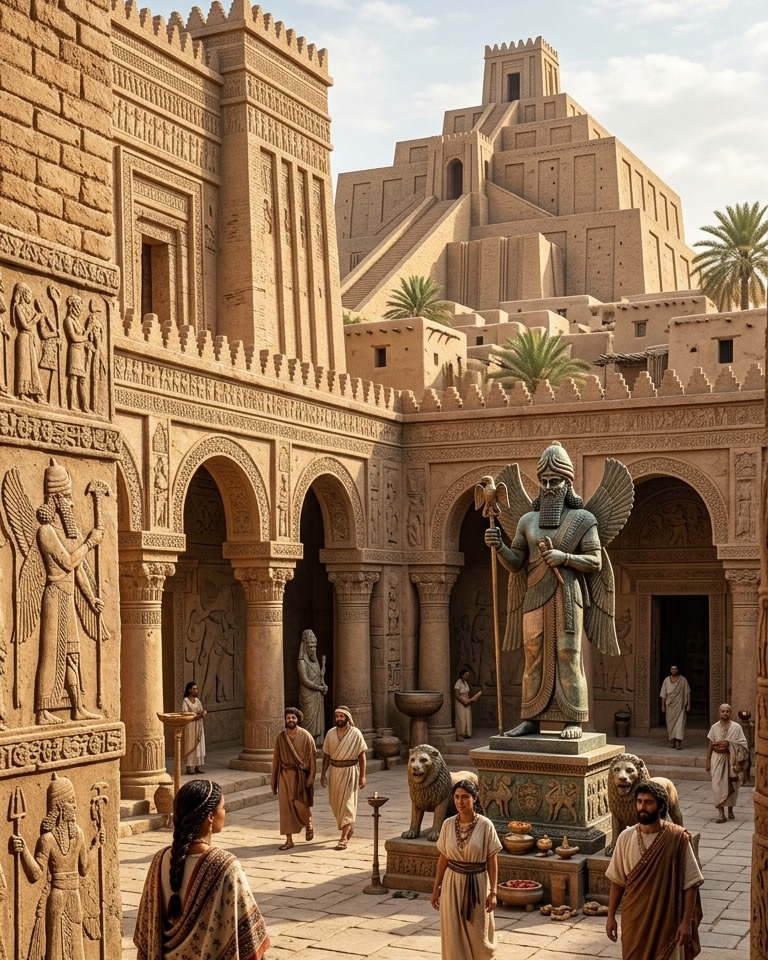 Sumerian City Square