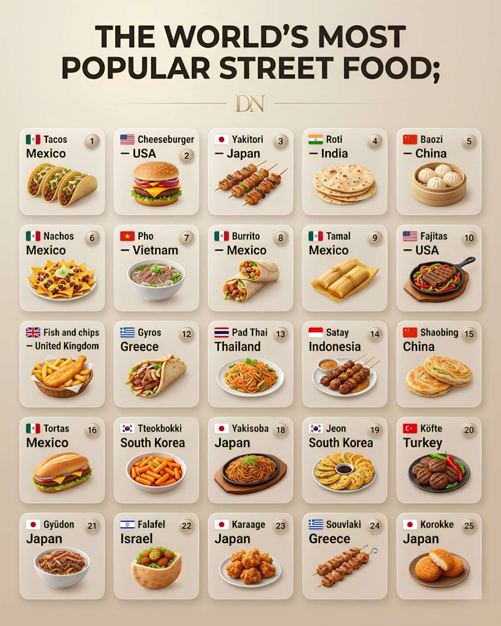 Ten Best Street Food Worldwide