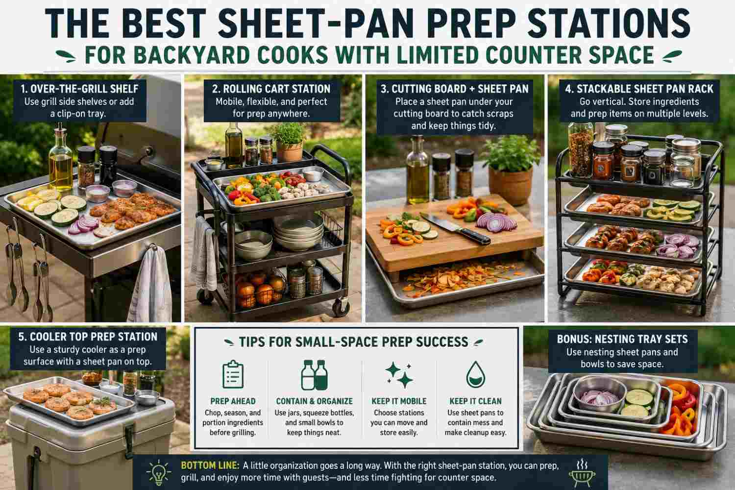 the best sheet-pan prep stations for small spaces