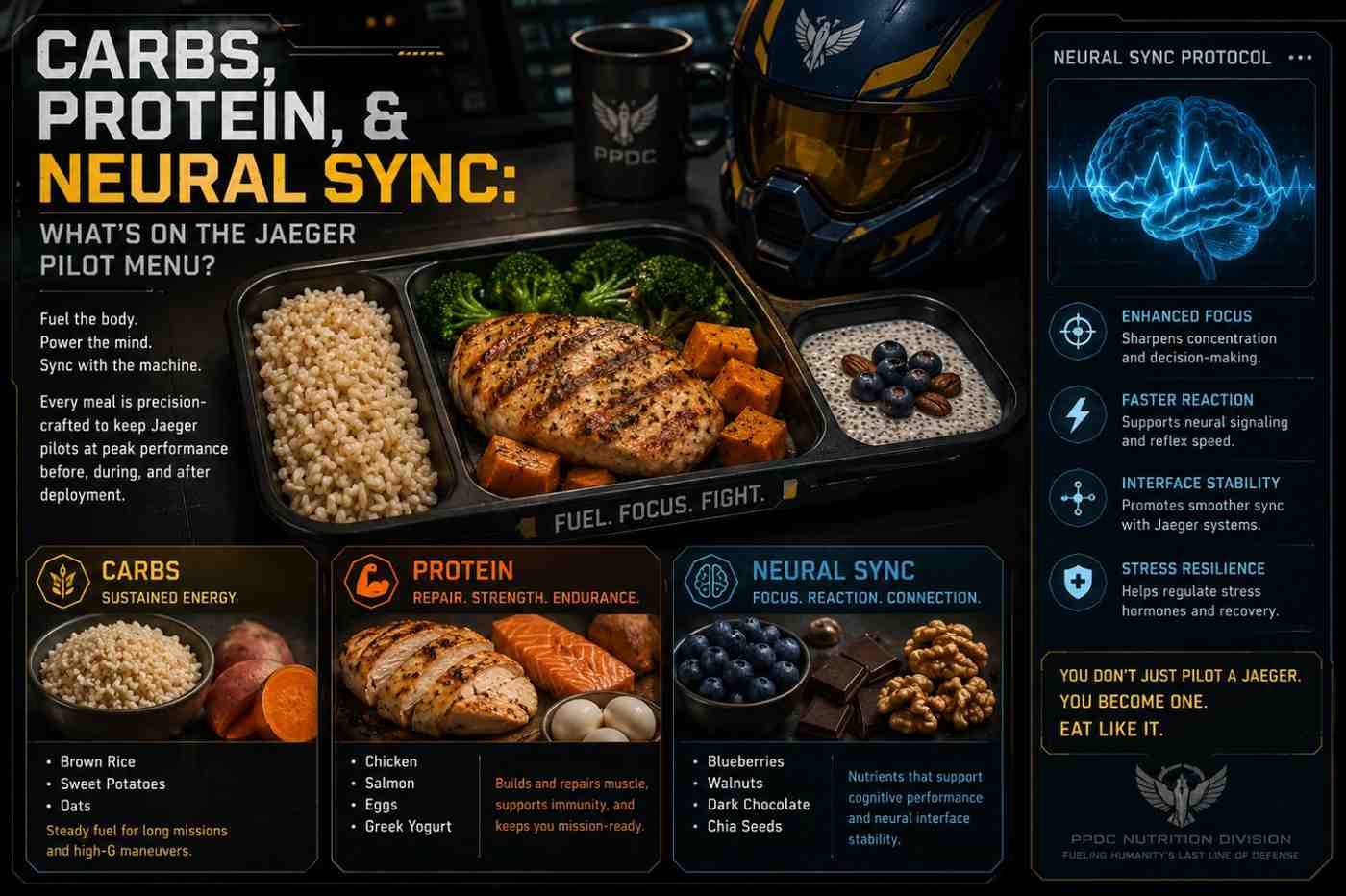 The Standard Ranger Jaeger Pilot Menu