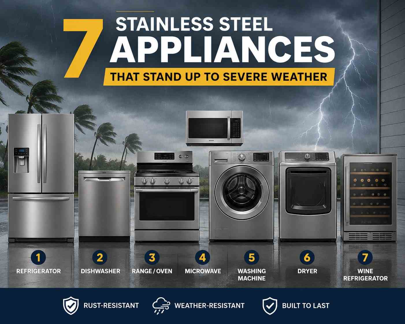 top 7 stainless steel appliances for outdoor kitchens