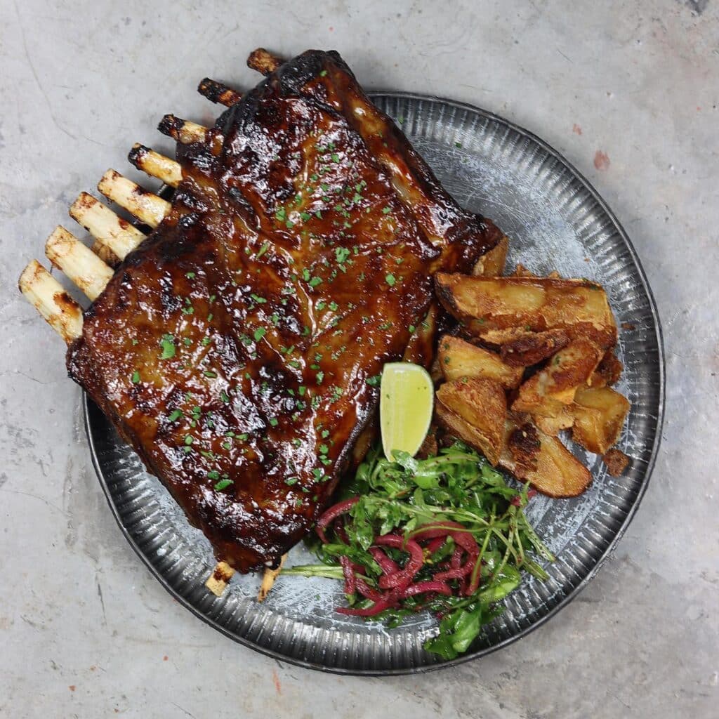 Vegemite And Honey Glazed Pork Ribs