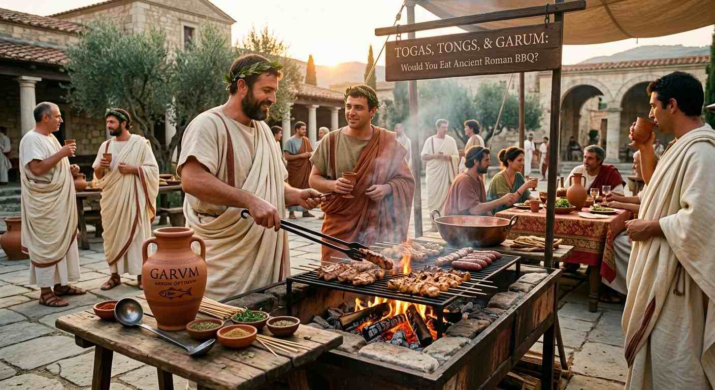 what ancient roman bbq looked like
