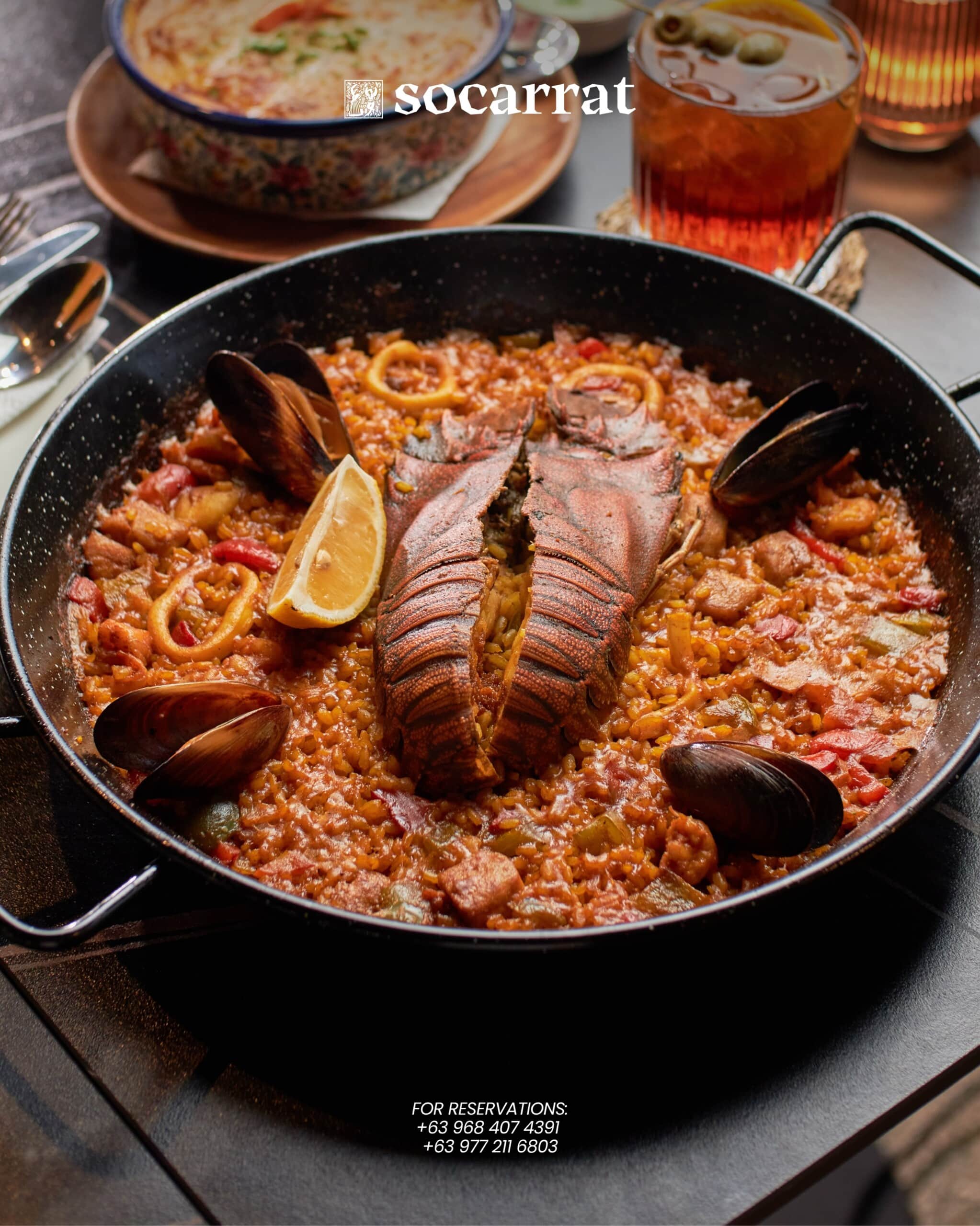 Wood-Fired Paella Socarrat