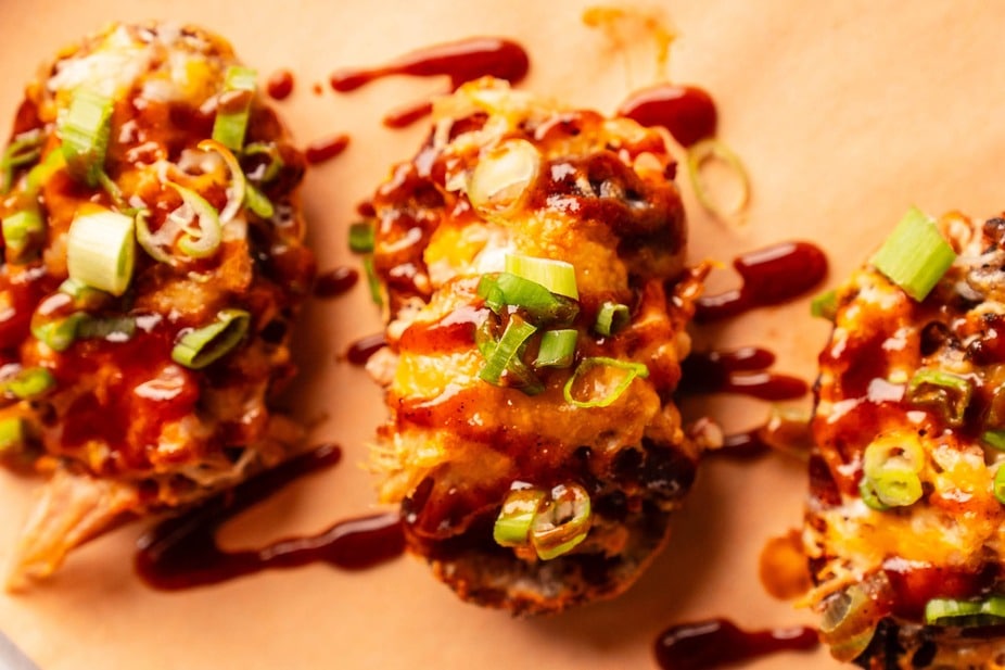 Bbq Bacon Cheddar Potato Skins