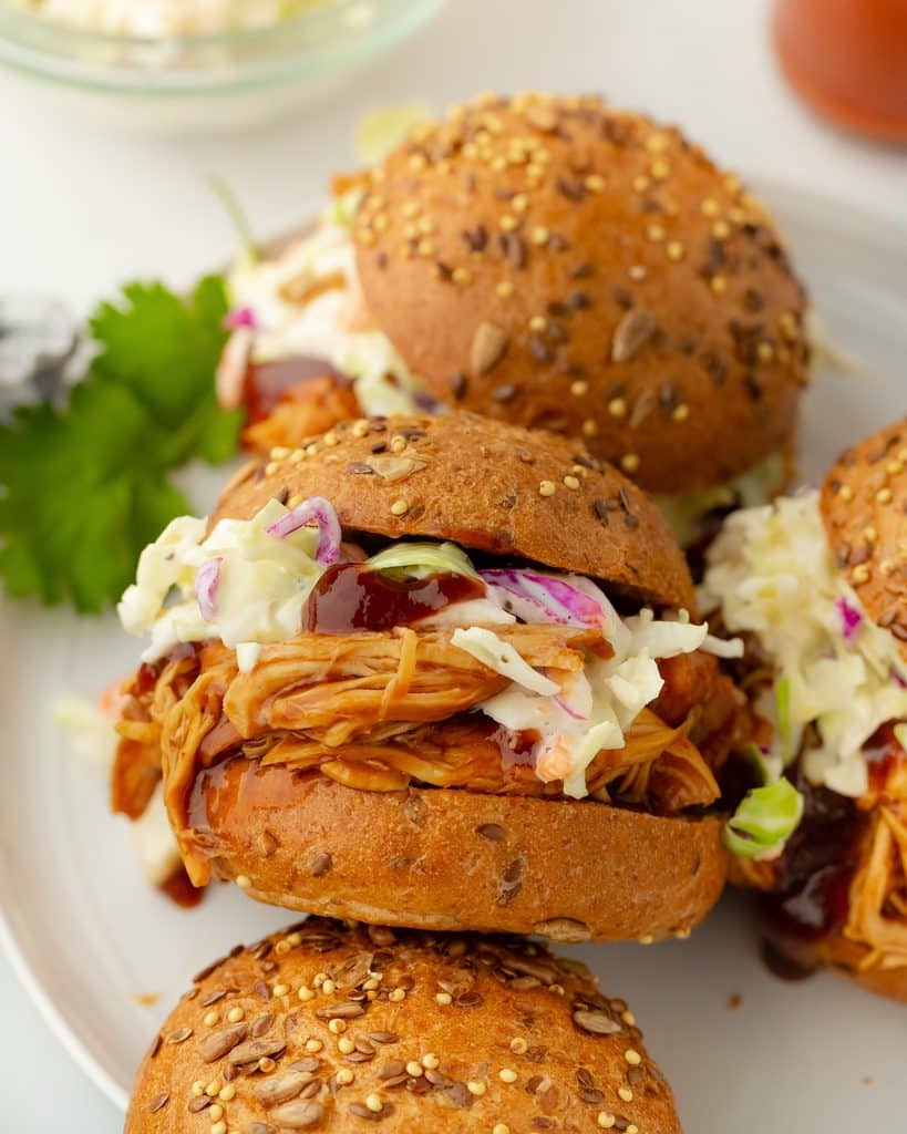 15 Easy Tailgate Food Crowd Pleasers That Are Guaranteed To Score 3 Bbq Chicken Sliders