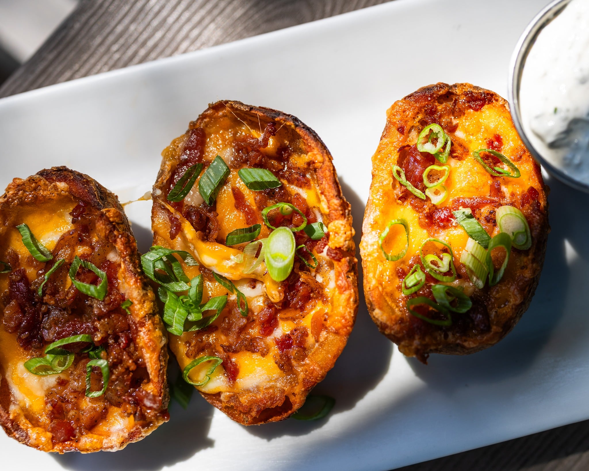 Best Cheesy Bacon Potato Skins