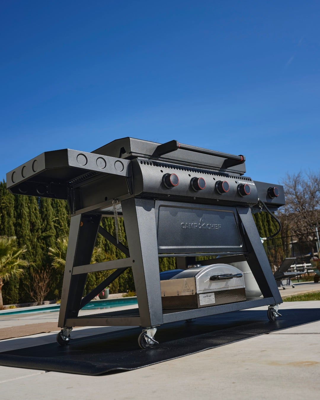 camp chef gridiron gameday tailgate equipment