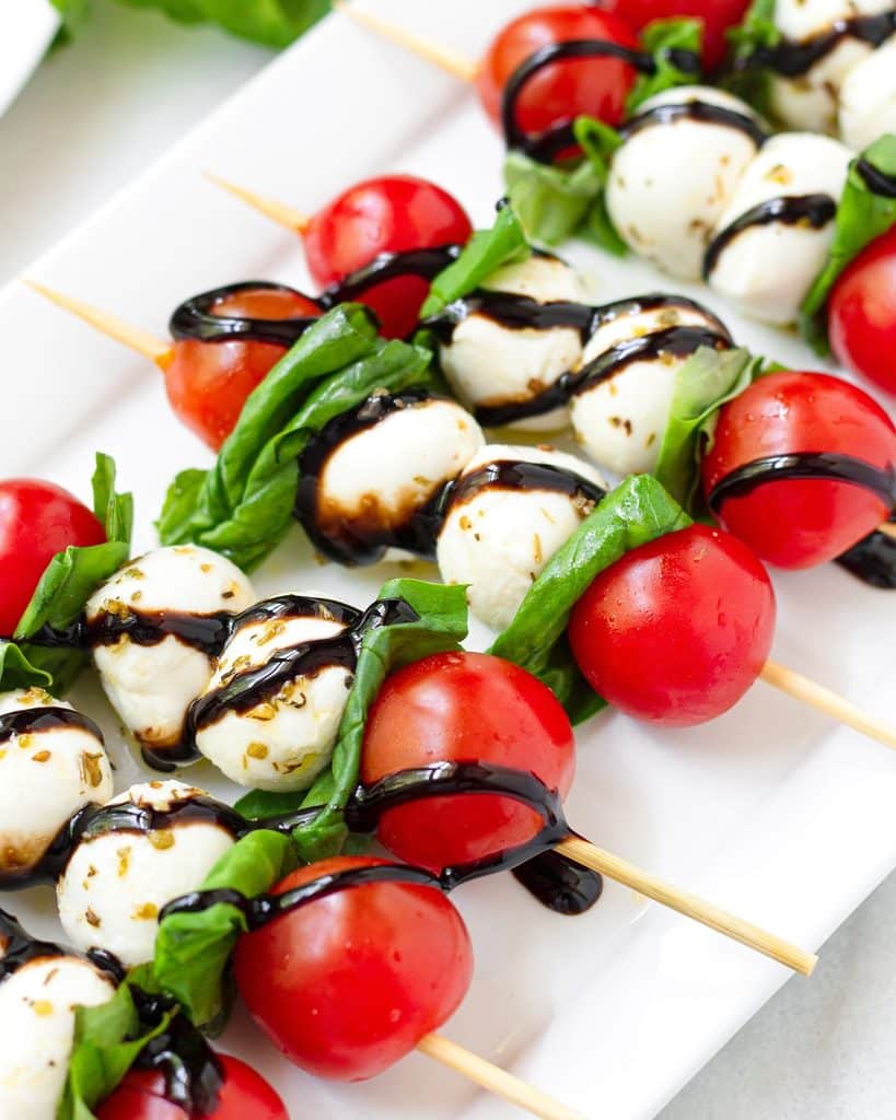 Caprese Garlic Bread Skewers