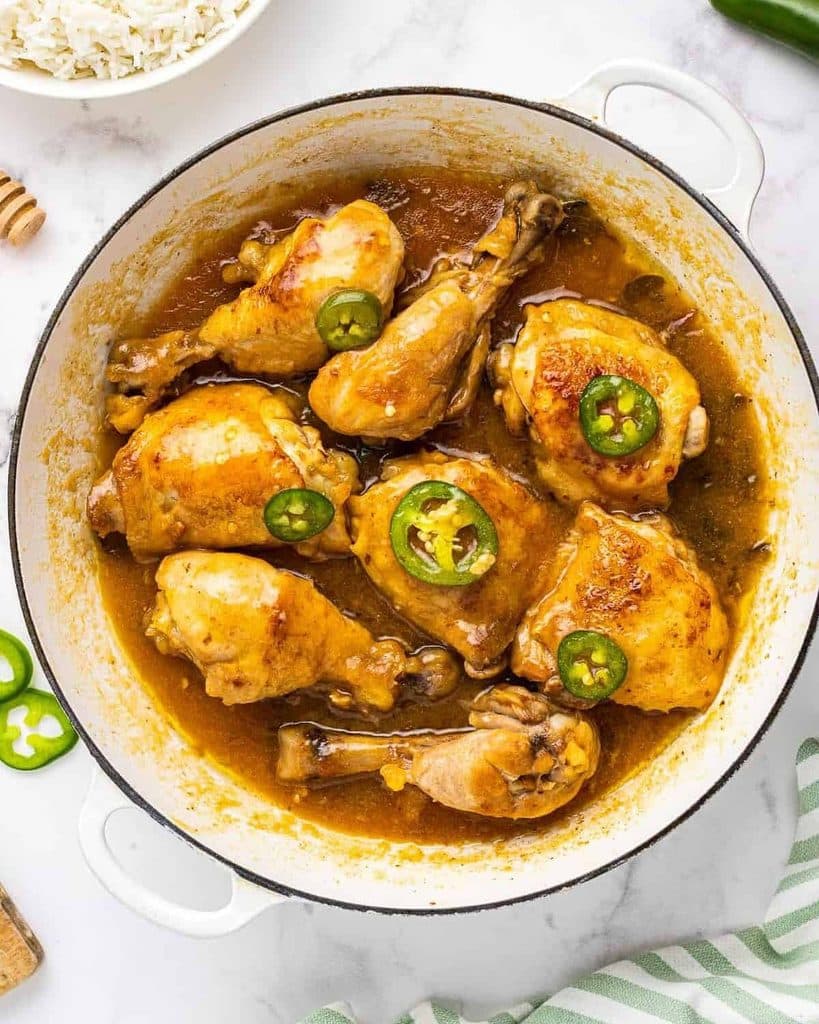 Chicken Adobo In A Bowl