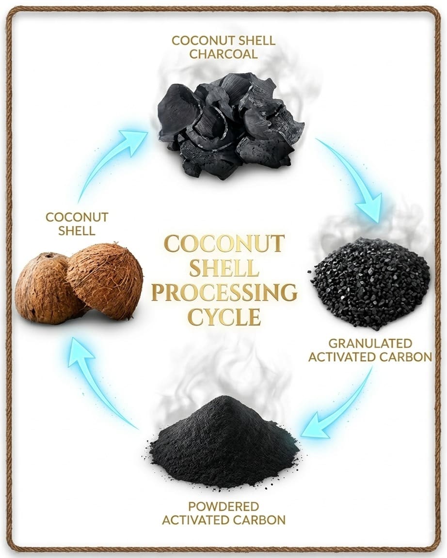 Coconut Shell Charcoal