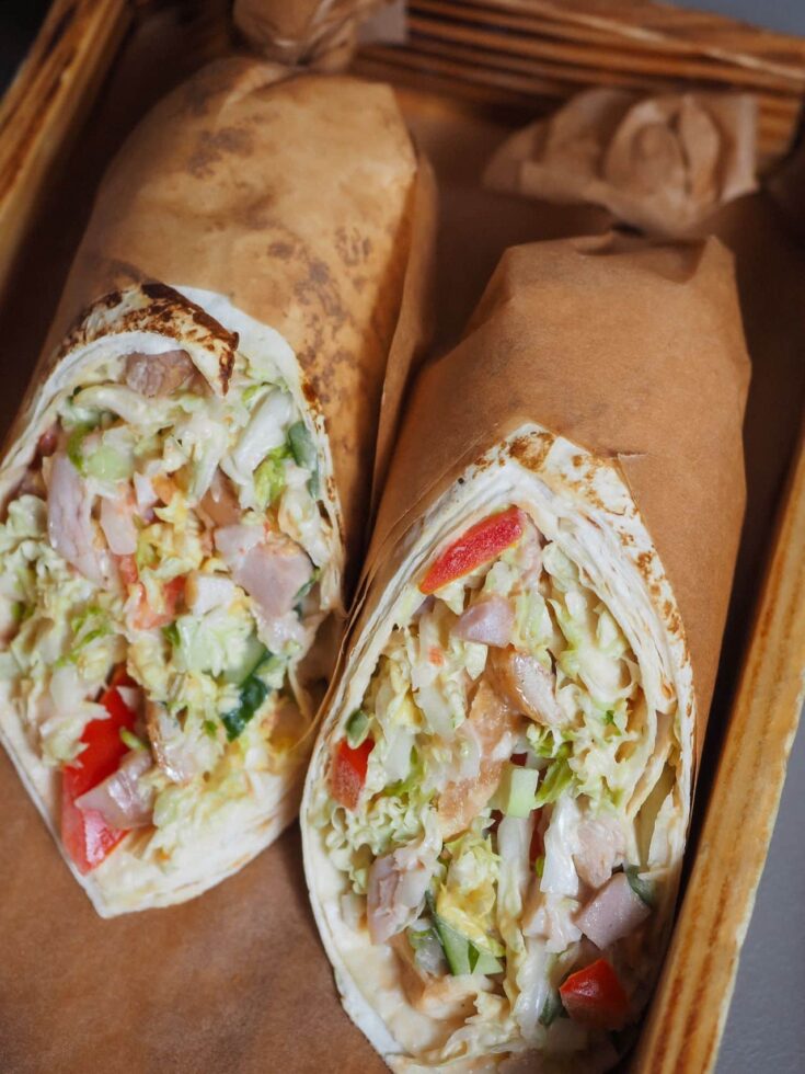 Crispy Tortilla Kebab Wraps Recipe