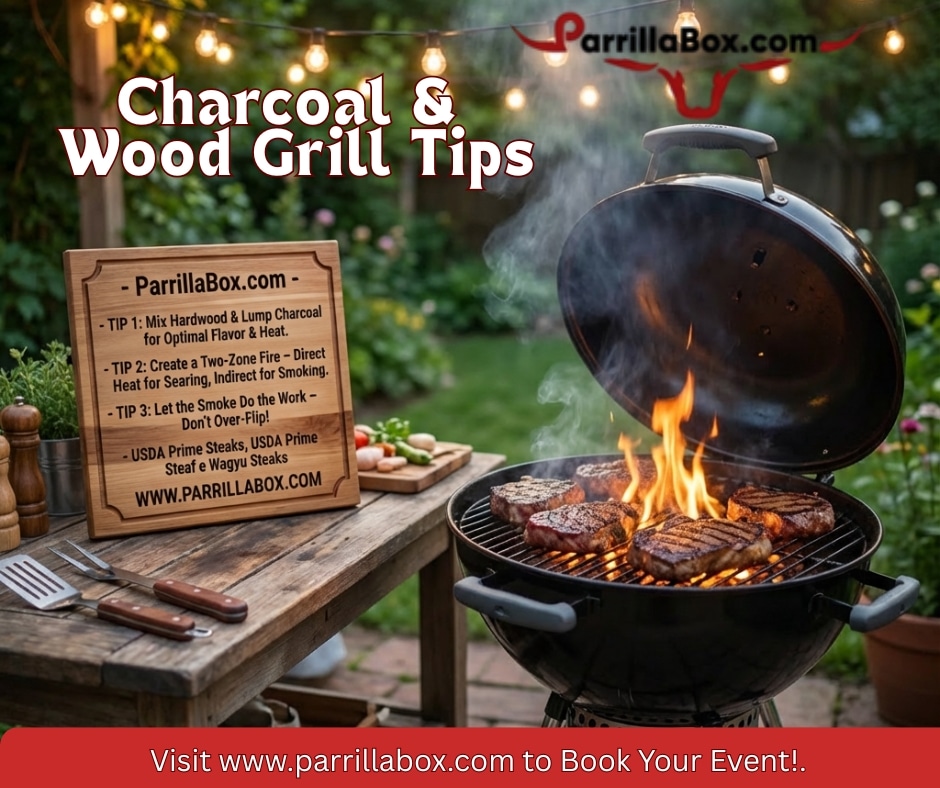 Direct Charcoal Or Gas Grill Sear