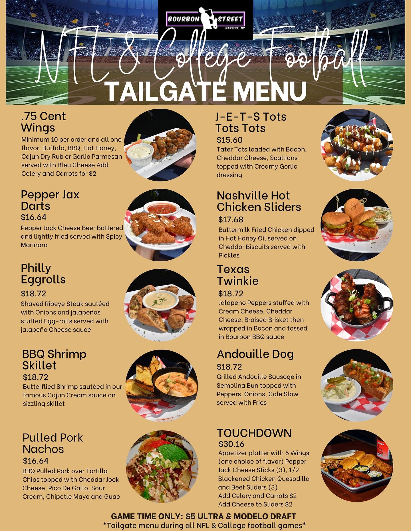 enjoy the best tailgate food menu