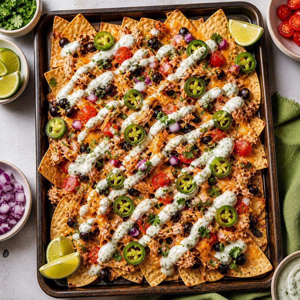 Fully Loaded Sheet-Pan Nachos