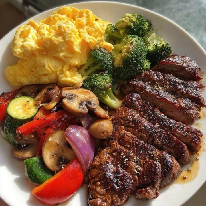 Grilled Sirloin Tip Steak With Shallot-Herb Butter