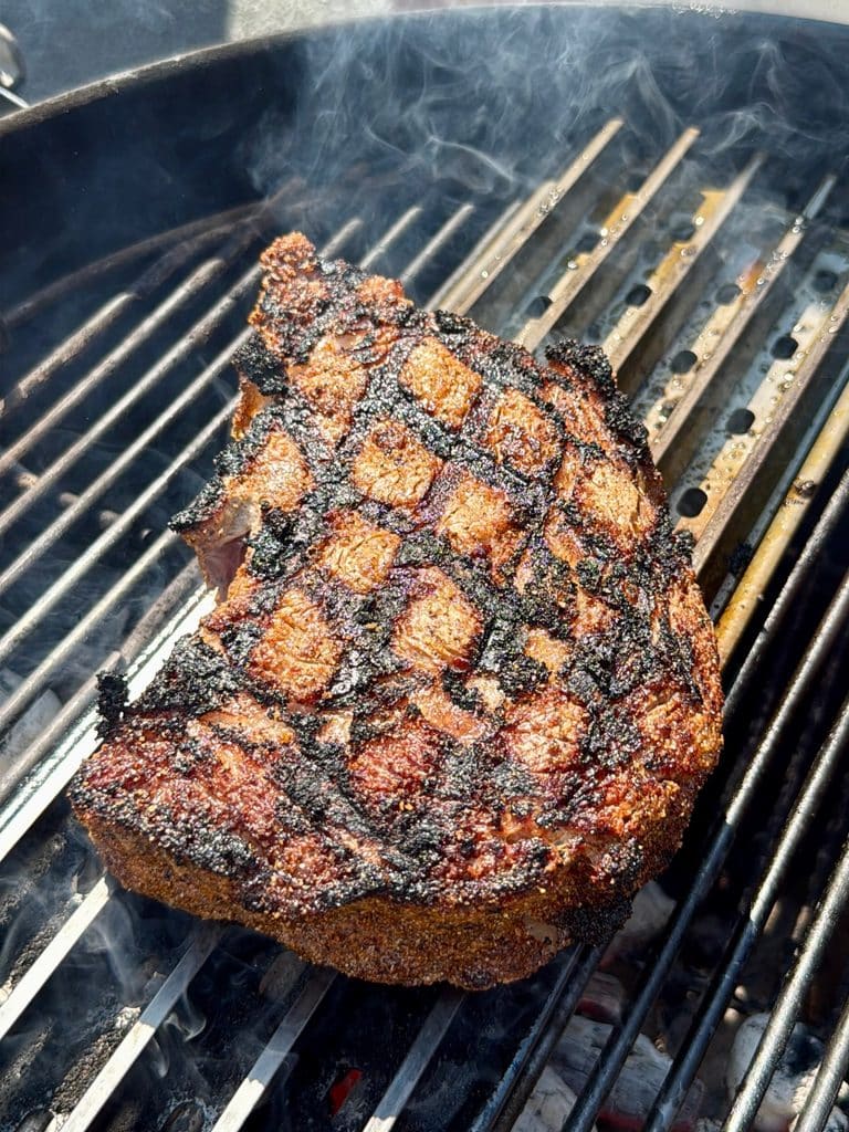 Hot Off The Grill Ribeye Steak Bbq