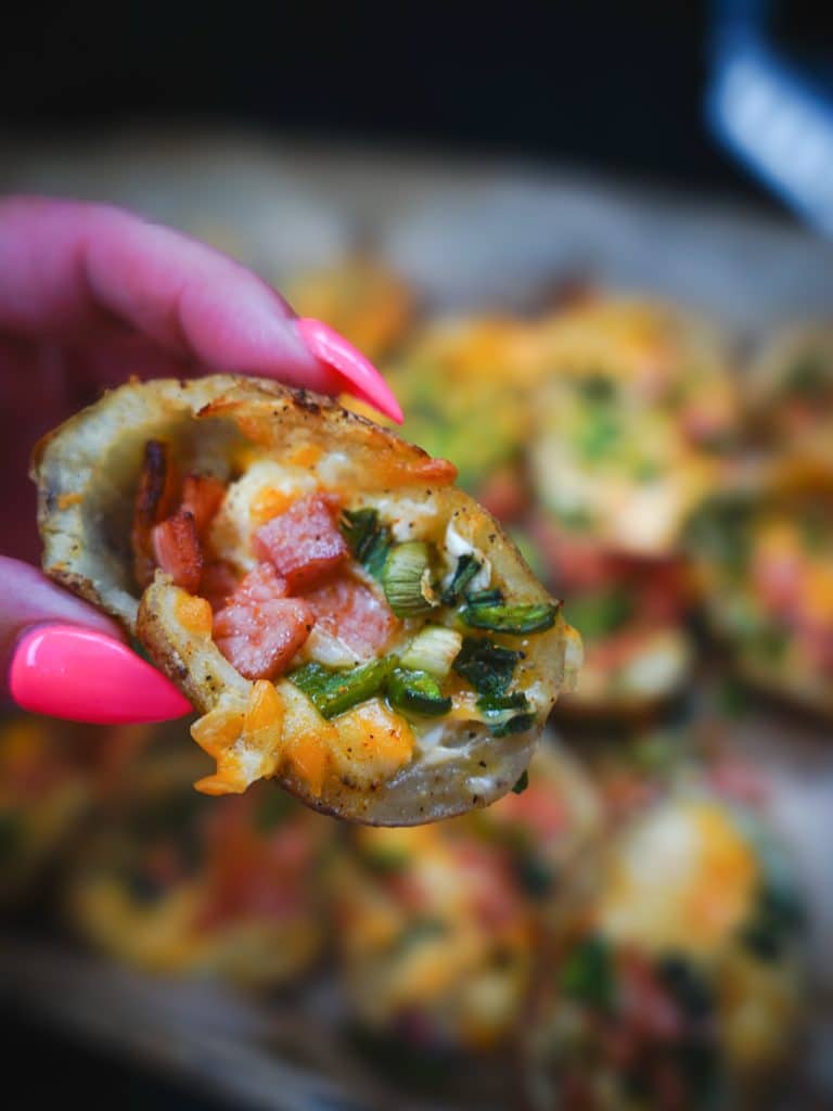 Jalapeno Popper Potato Skins