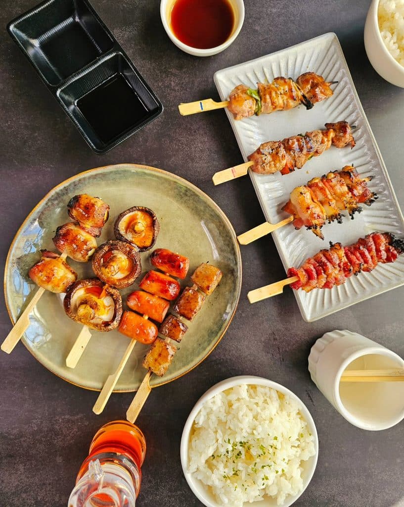 Japanese Yakitori Chicken Skewers