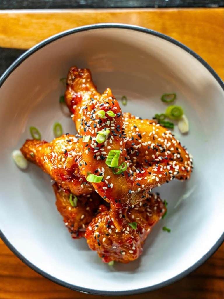 Korean Wings With Sweet And Spicy Gochujang Glaze